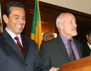 Ed Boks and Mayor Villaraigosa