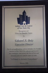 Ed Boks NYC Lifetime Achievement