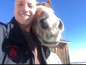 Ed Boks and horse